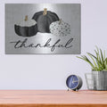 'Thankful' by Lettered & Lined – Metal Wall Art, 16x12 room view