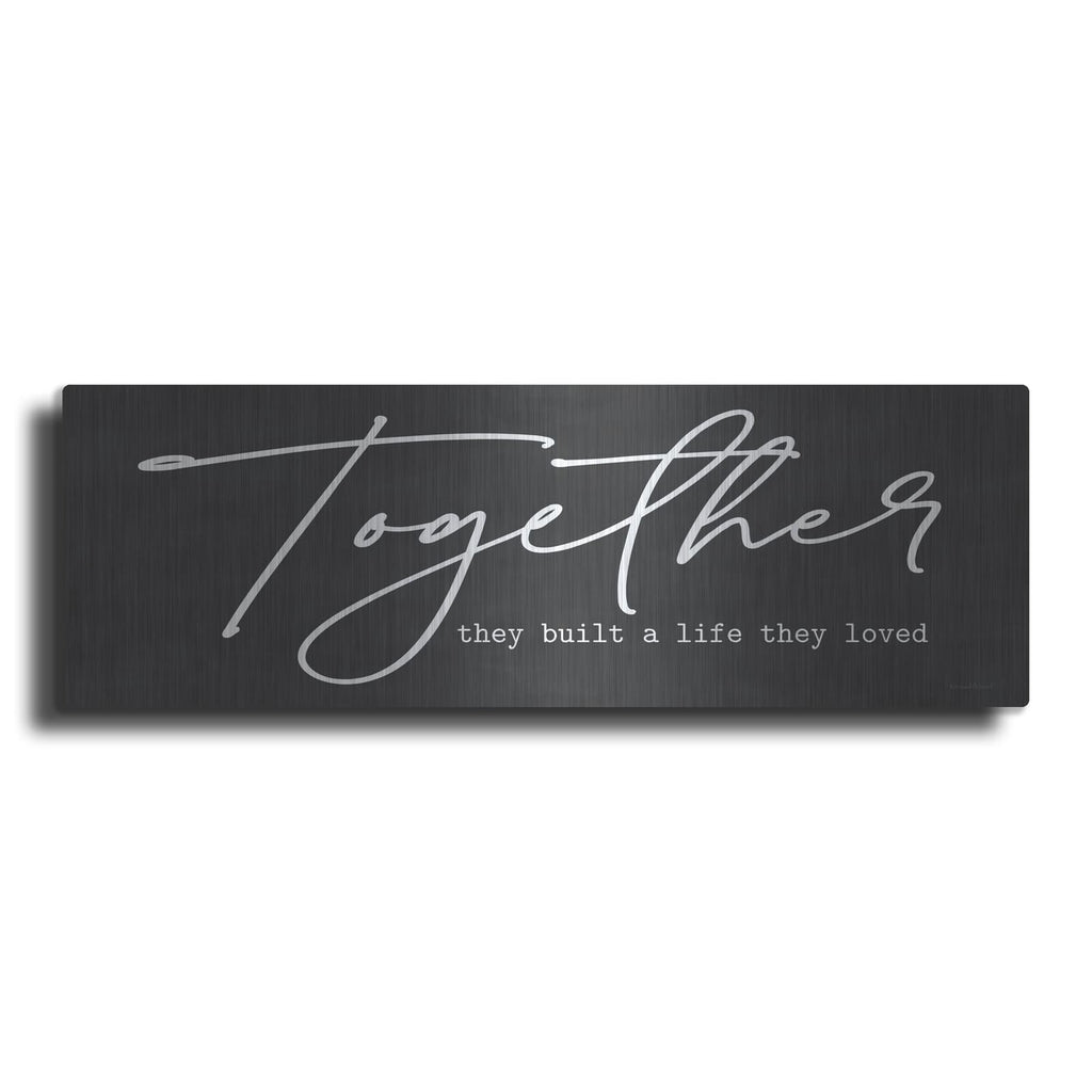 'Together' by Lettered & Lined – Metal Wall Art