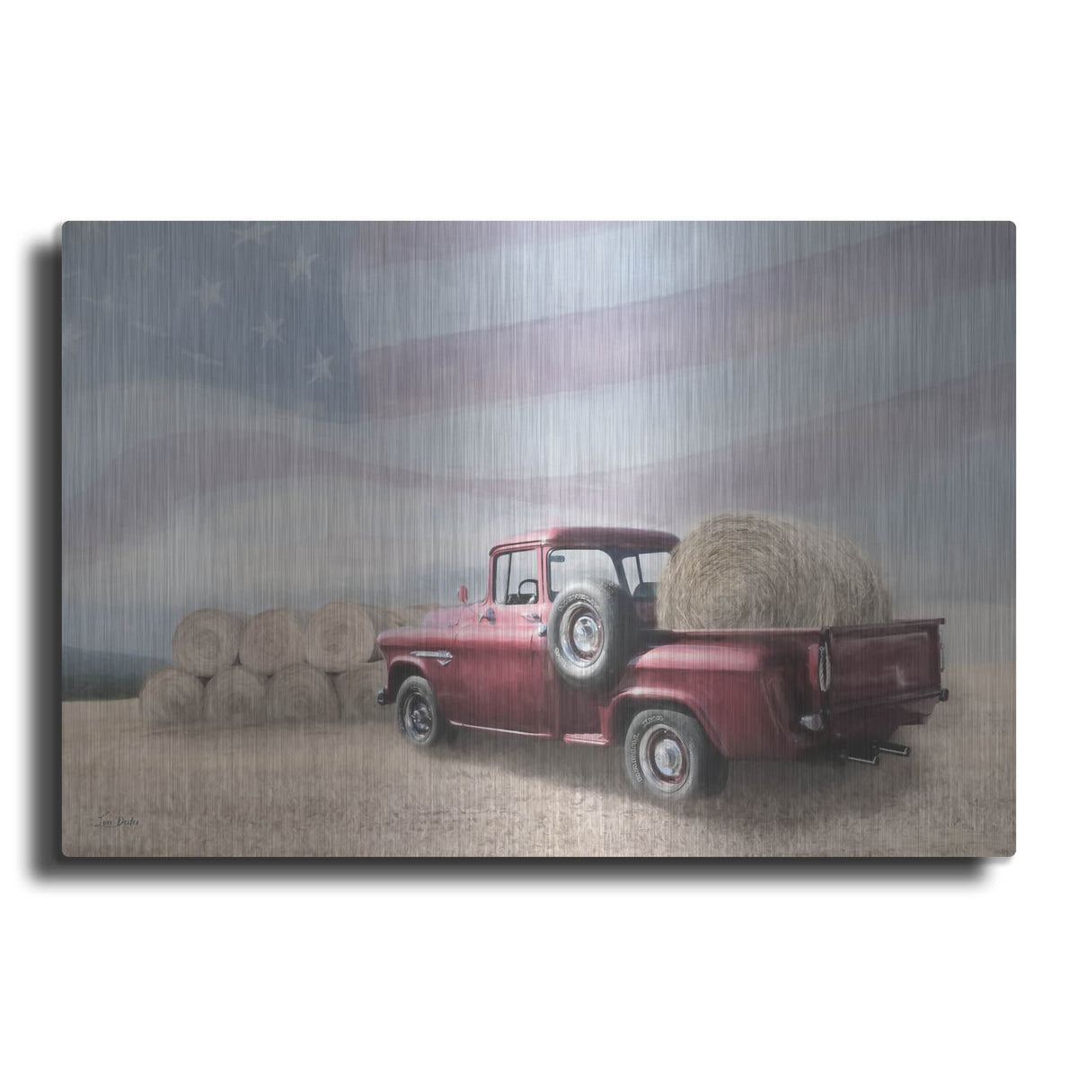 'Patriotic Pastime' by Lori Deiter – Metal Wall Art