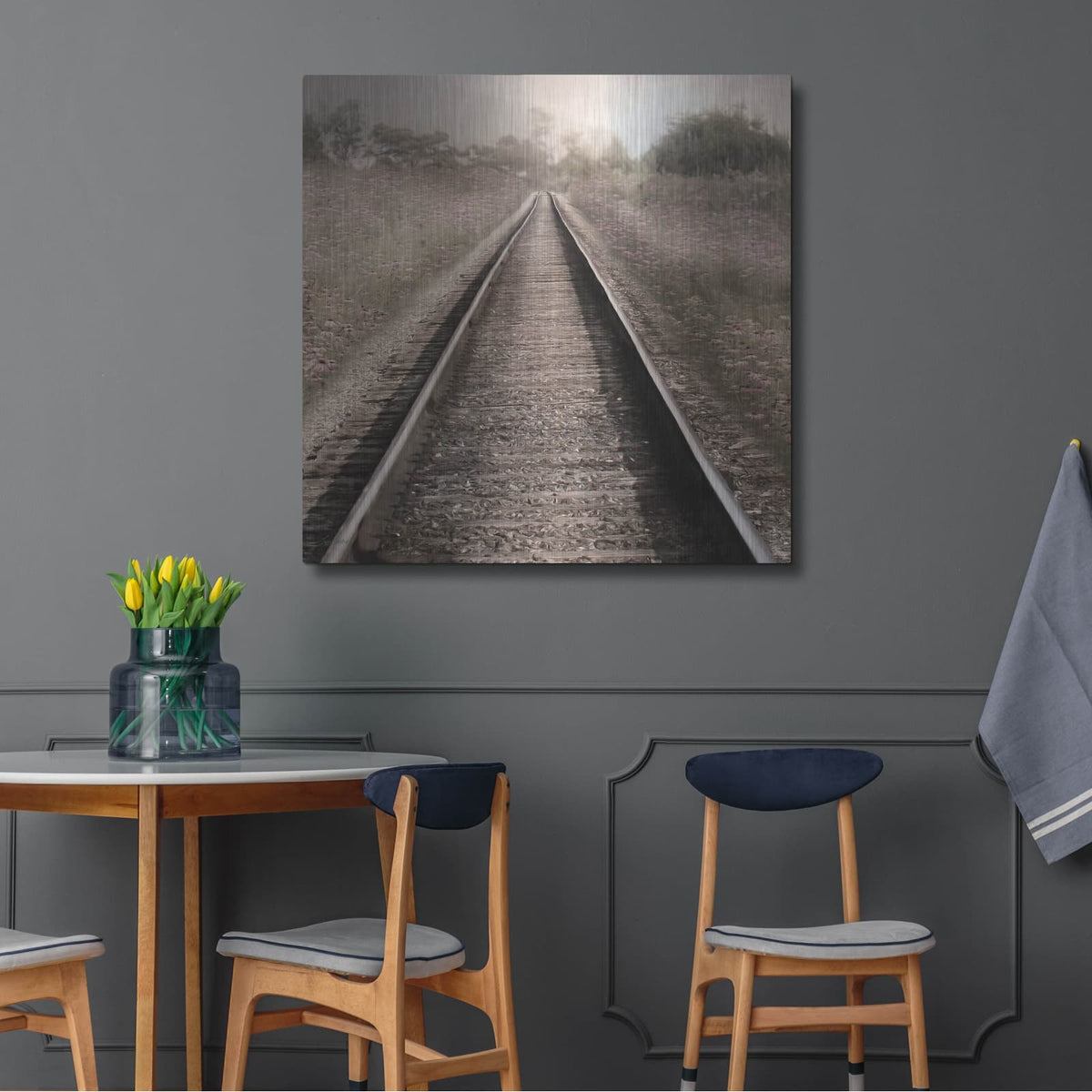 'The Next Stop' by Lori Deiter – Metal Wall Art, 36x36 room view