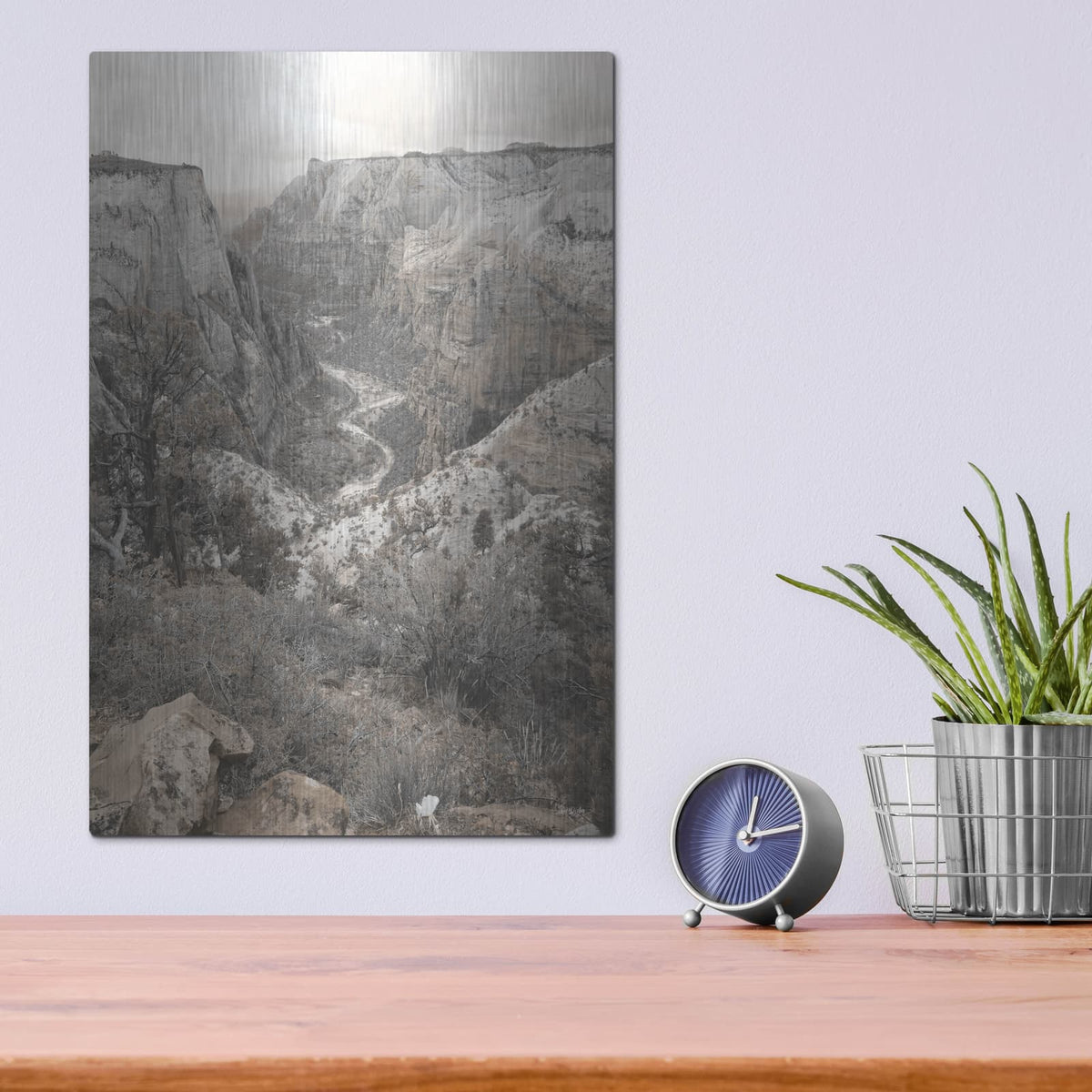 'Rocky Wonders 2' by Lori Deiter – Metal Wall Art, 12x16 room view