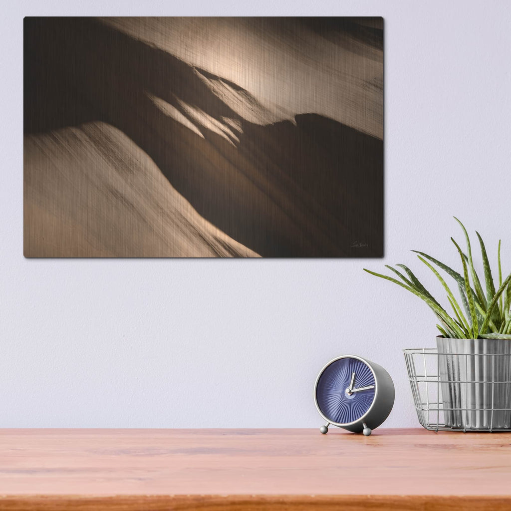 'Canyon Abstract 5' by Lori Deiter – Metal Wall Art, 16x12 room view