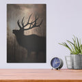 'Elk Sunrise 2' by Lori Deiter – Metal Wall Art, 12x16 room view