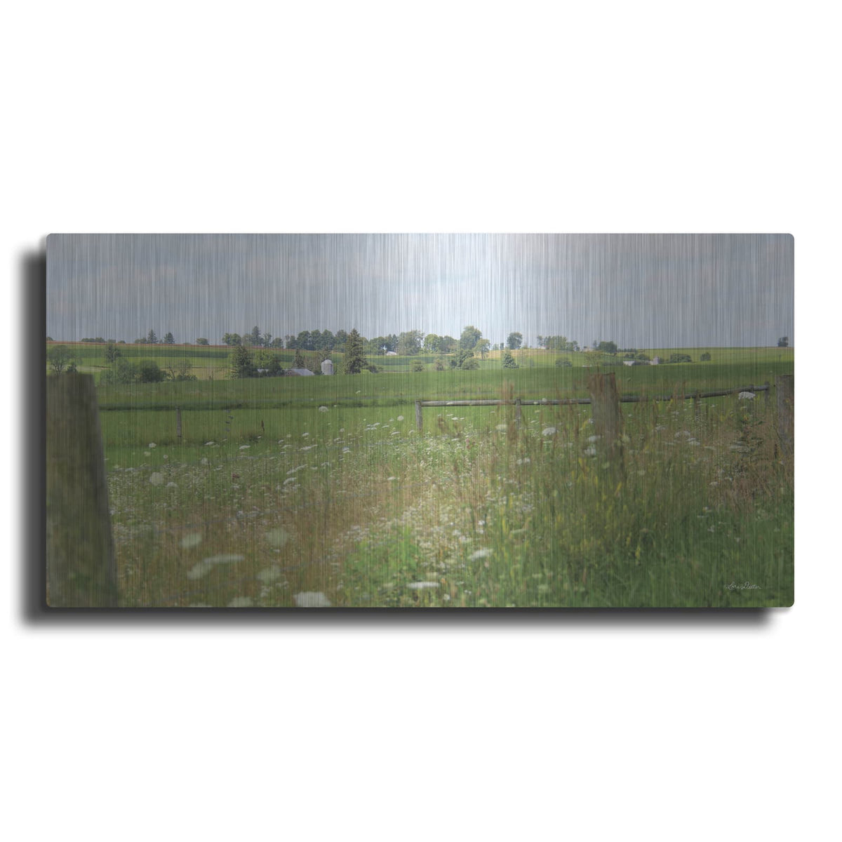 'Along The Country Road' by Lori Deiter – Metal Wall Art