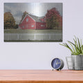 'Fall Barn' by Lori Deiter – Metal Wall Art, 16x12 room view