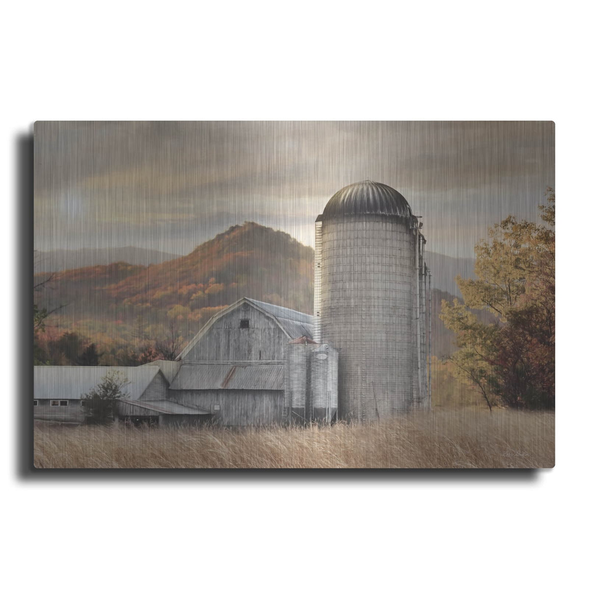 'Autumn At The Farm' by Lori Deiter – Metal Wall Art