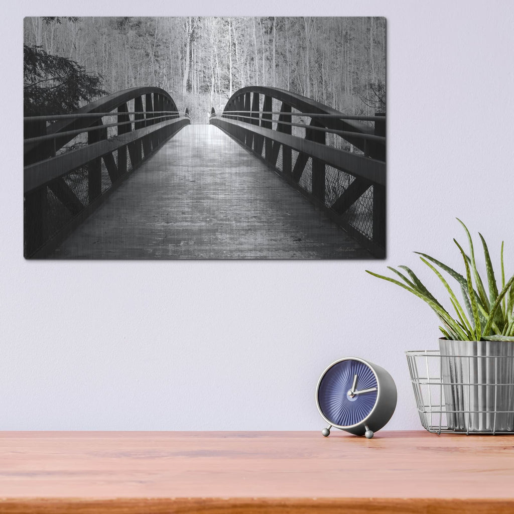 'Wiconisco Creek Bridge' by Lori Deiter – Metal Wall Art, 16x12 room view