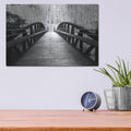 'Wiconisco Creek Bridge' by Lori Deiter – Metal Wall Art, 16x12 room view