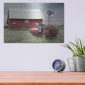 'Little Red Barn' by Lori Deiter – Metal Wall Art, 16x12 room view