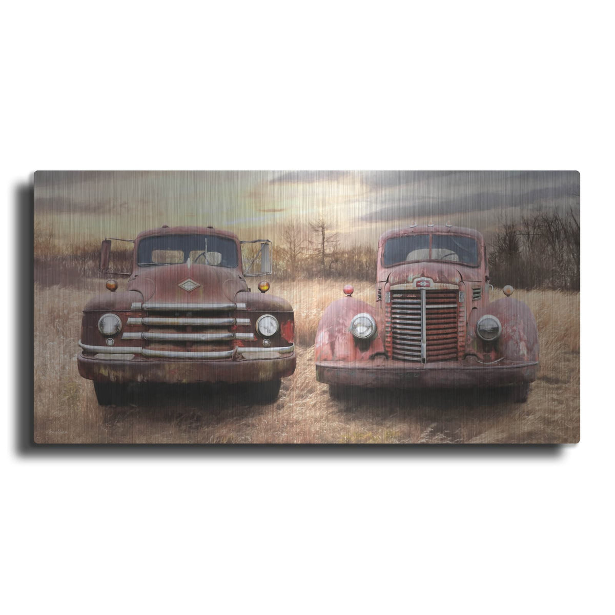 'I Like Big Trucks' by Lori Deiter – Metal Wall Art