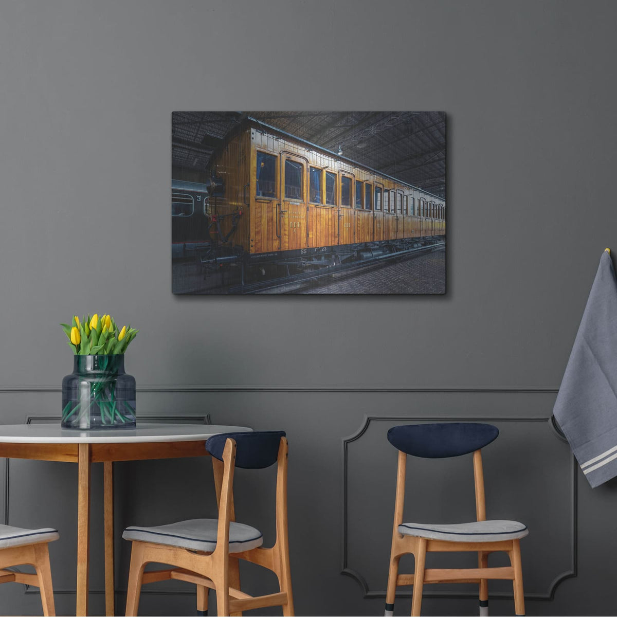 'Train III' by Martin Podt – Metal Wall Art, 36x24 room view