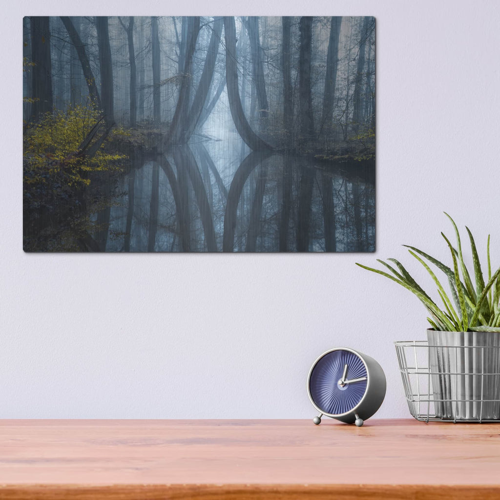 'A Touch Of Yellow' by Martin Podt – Metal Wall Art, 16x12 room view