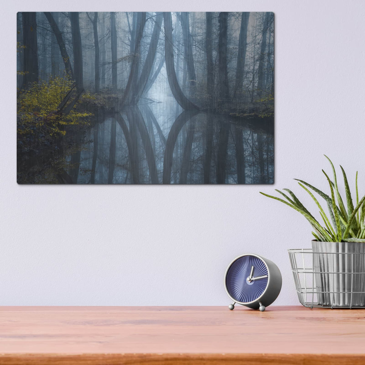 'A Touch Of Yellow' by Martin Podt – Metal Wall Art, 16x12 room view