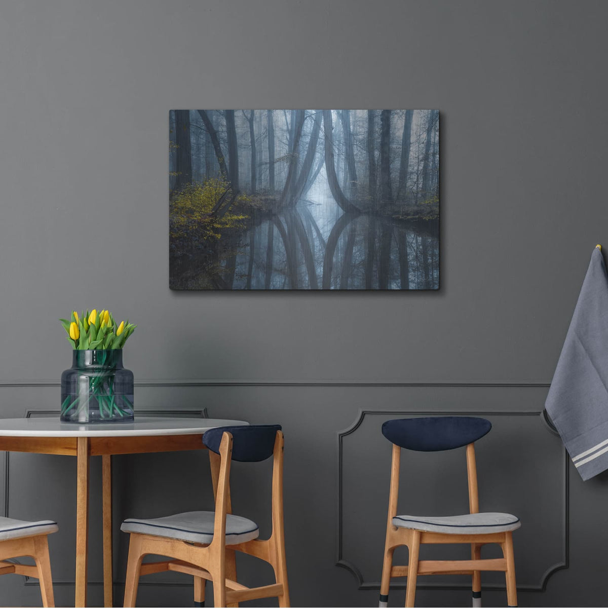 'A Touch Of Yellow' by Martin Podt – Metal Wall Art, 36x24 room view