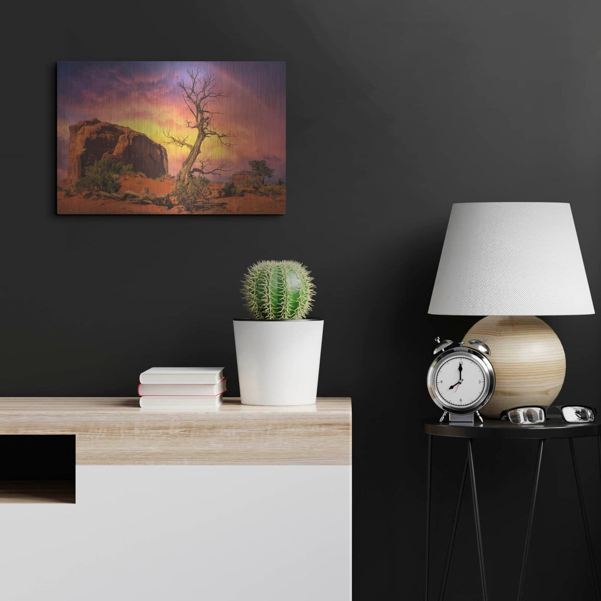 'Monument Valley Dreams' by Martin Podt – Metal Wall Art, 24x16 room view