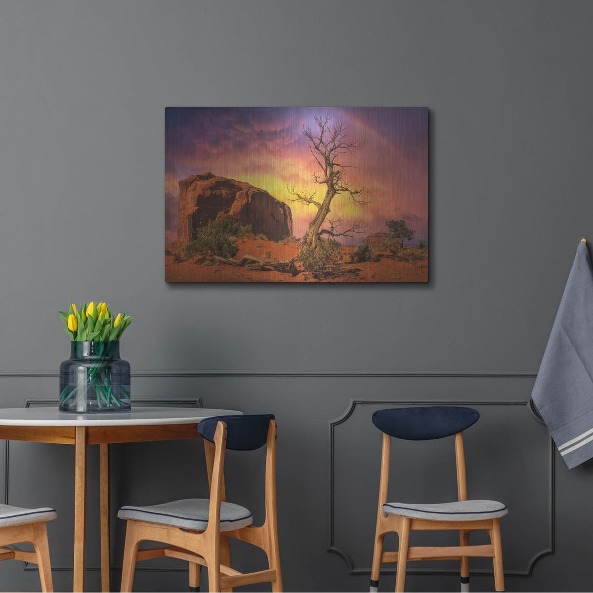 'Monument Valley Dreams' by Martin Podt – Metal Wall Art, 36x24 room view