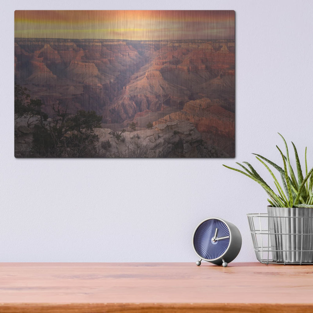 'Colors Of The Grand Canyon 1' by Martin Podt – Metal Wall Art, 16x12 room view