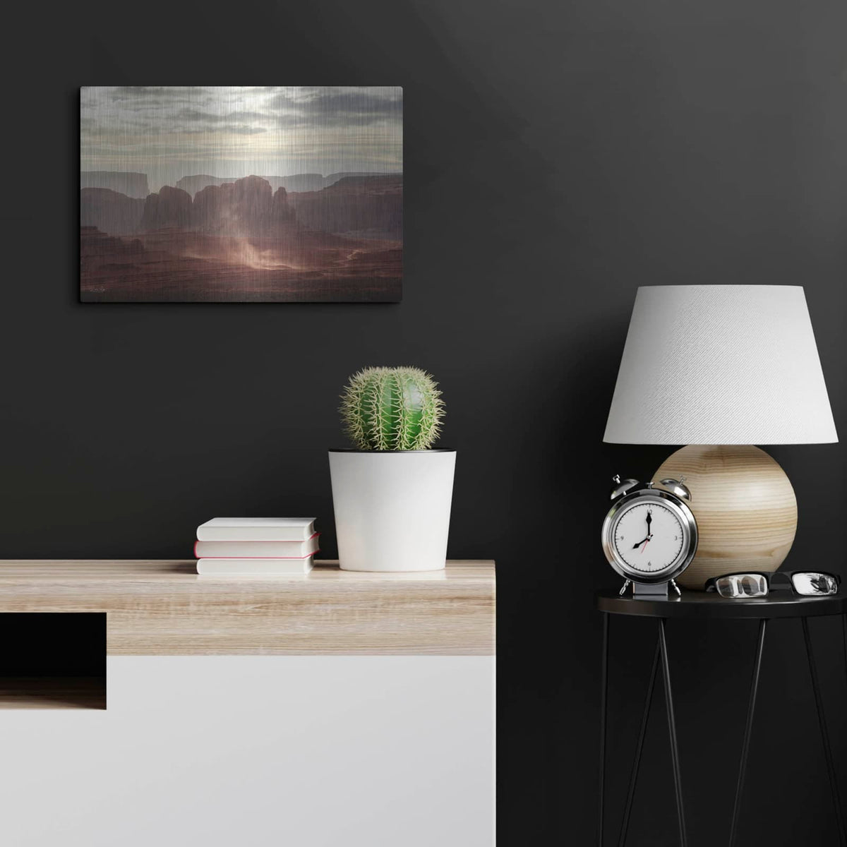 'The Sandstorm' by Martin Podt – Metal Wall Art, 24x16 room view