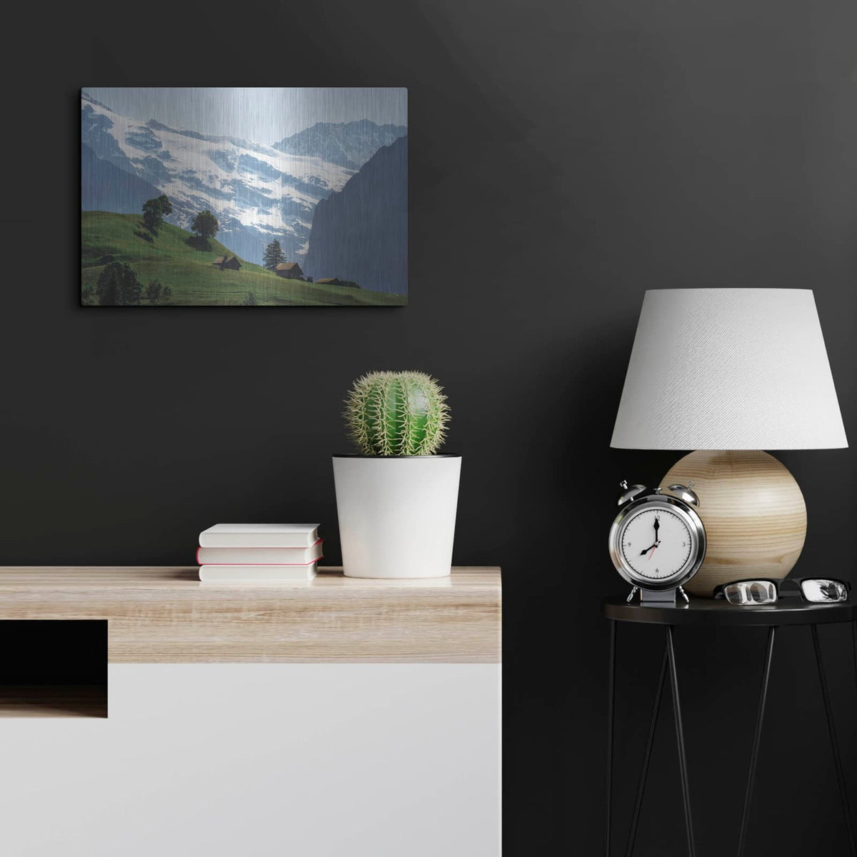 'Hot And Cold' by Martin Podt – Metal Wall Art, 24x16 room view