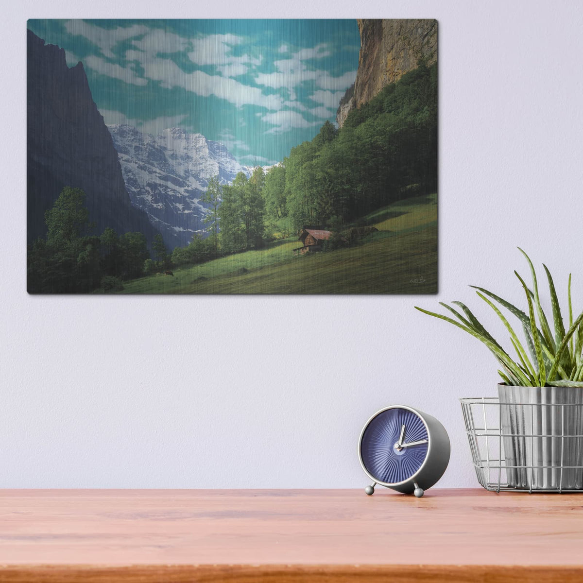 'Different Angels' by Martin Podt – Metal Wall Art, 16x12 room view