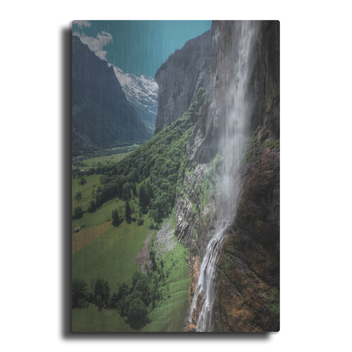 'Rushing Fall' by Martin Podt – Metal Wall Art