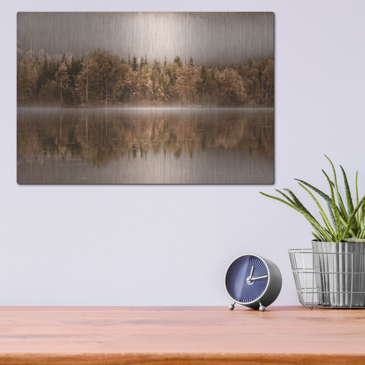 'Layers' by Martin Podt – Metal Wall Art, 16x12 room view
