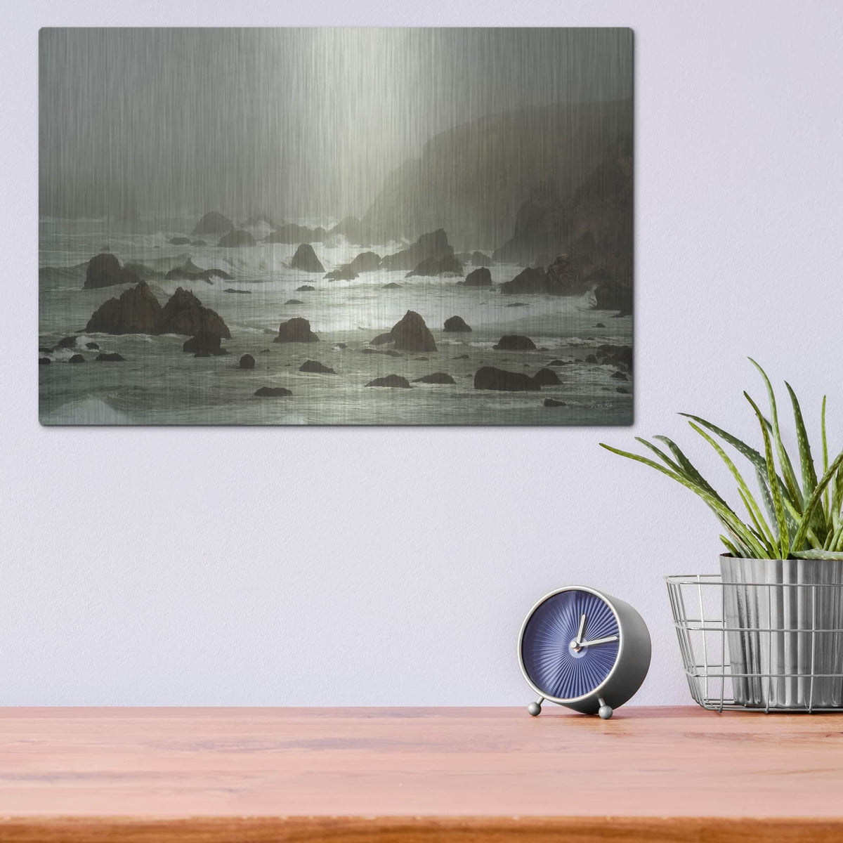 'June Gloom In California' by Martin Podt – Metal Wall Art, 16x12 room view