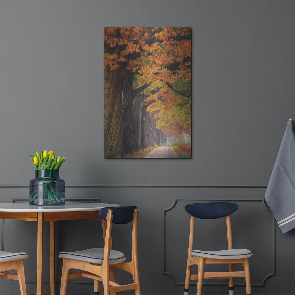 'Autumn Path' by Martin Podt – Metal Wall Art, 24x36 room view