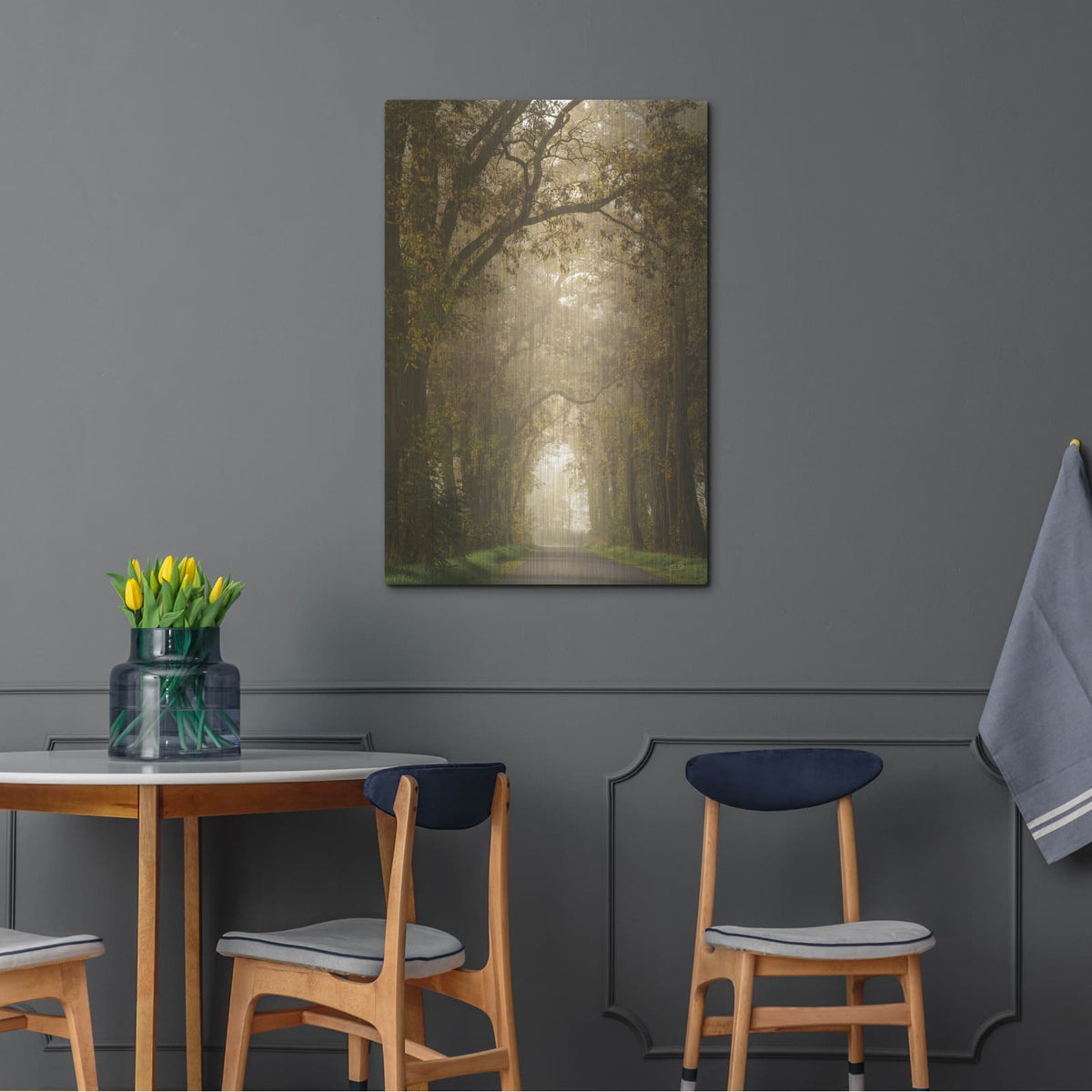 'Moody Treescape' by Martin Podt – Metal Wall Art, 24x36 room view