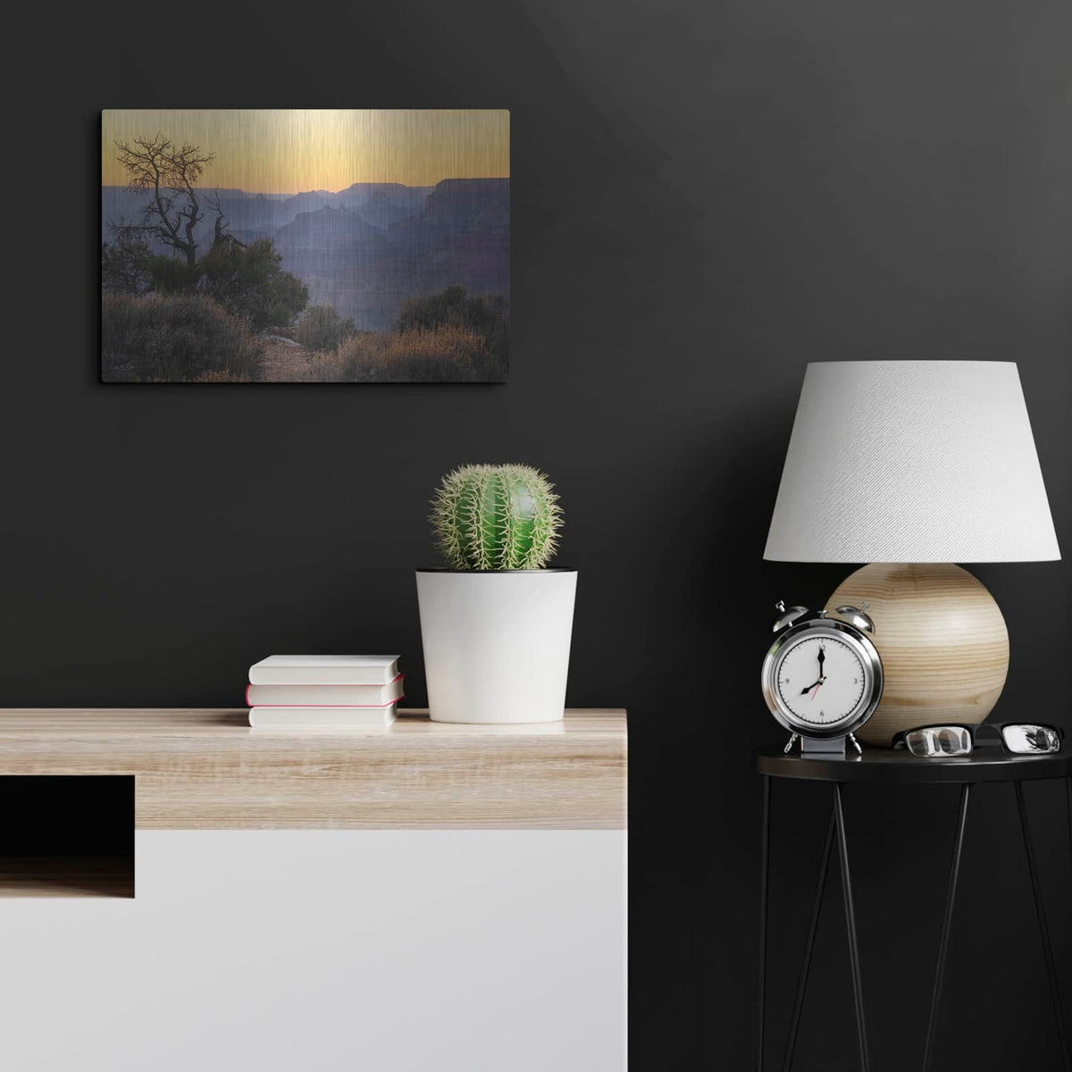 'Grand Canyon Sunset' by Martin Podt – Metal Wall Art, 24x16 room view