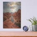 'Sunset In The Valley Of Fire' by Martin Podt – Metal Wall Art, 12x16 room view