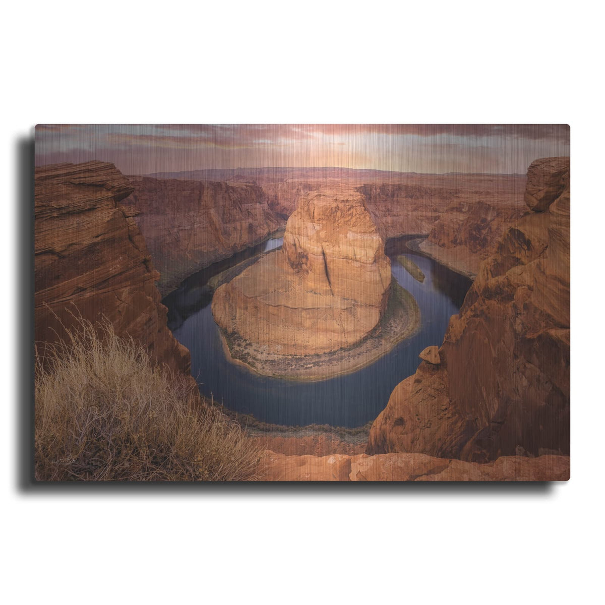 'Horseshoe Bend' by Martin Podt – Metal Wall Art