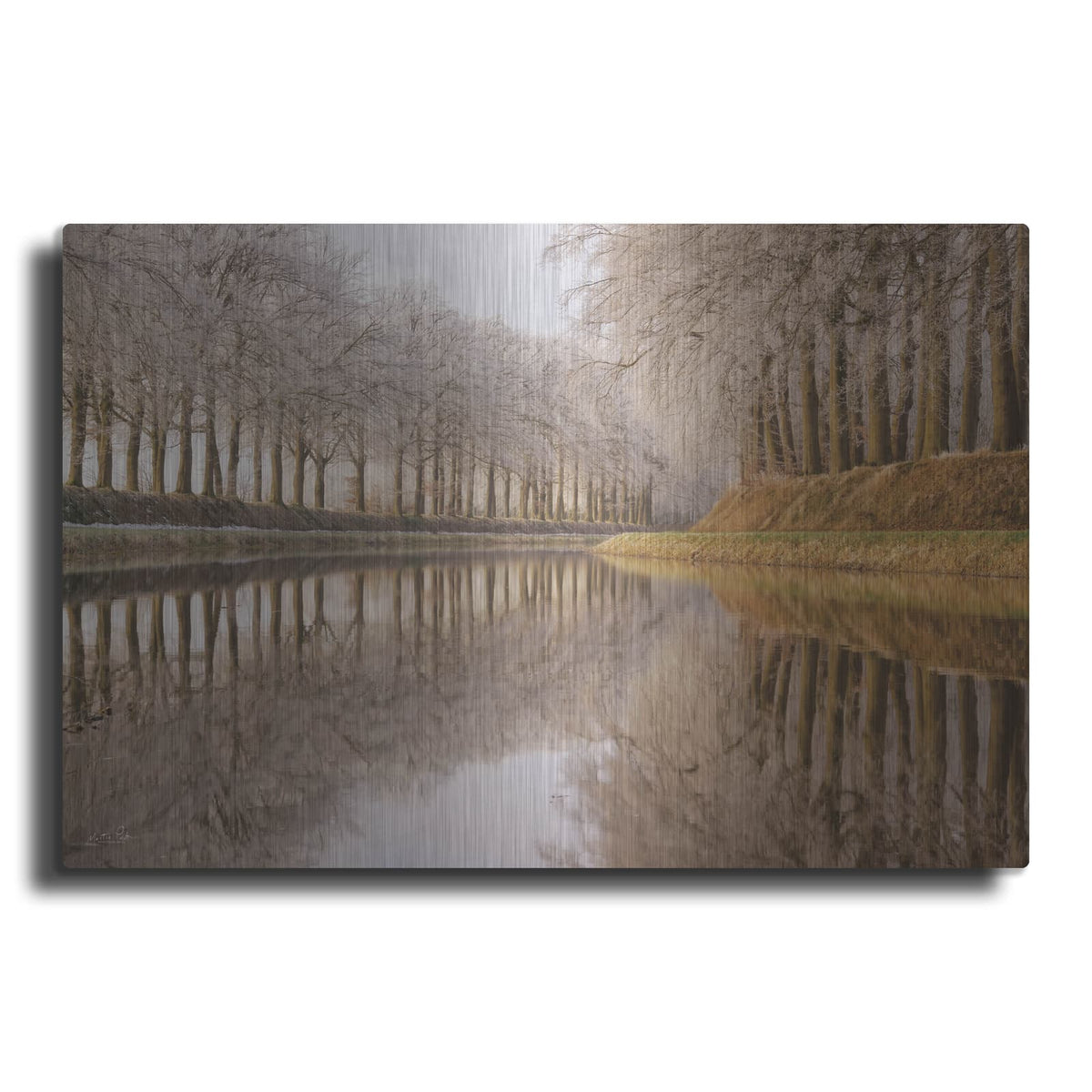 'Frosty Reflections' by Martin Podt – Metal Wall Art