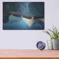 'Boats Of Braies 2' by Martin Podt – Metal Wall Art, 16x12 room view
