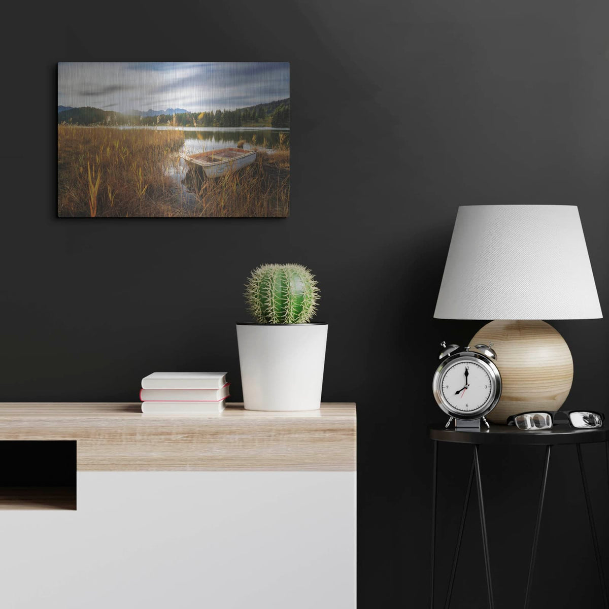 'At The Lake' by Martin Podt – Metal Wall Art, 24x16 room view