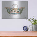 'Vintage Bathtub' by Michele Norman – Metal Wall Art, 16x12 room view