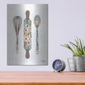 'Floral Baking Tools' by Michele Norman – Metal Wall Art, 12x16 room view