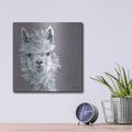 'Alpaca Punch' by Michele Norman – Metal Wall Art, 12x12 room view