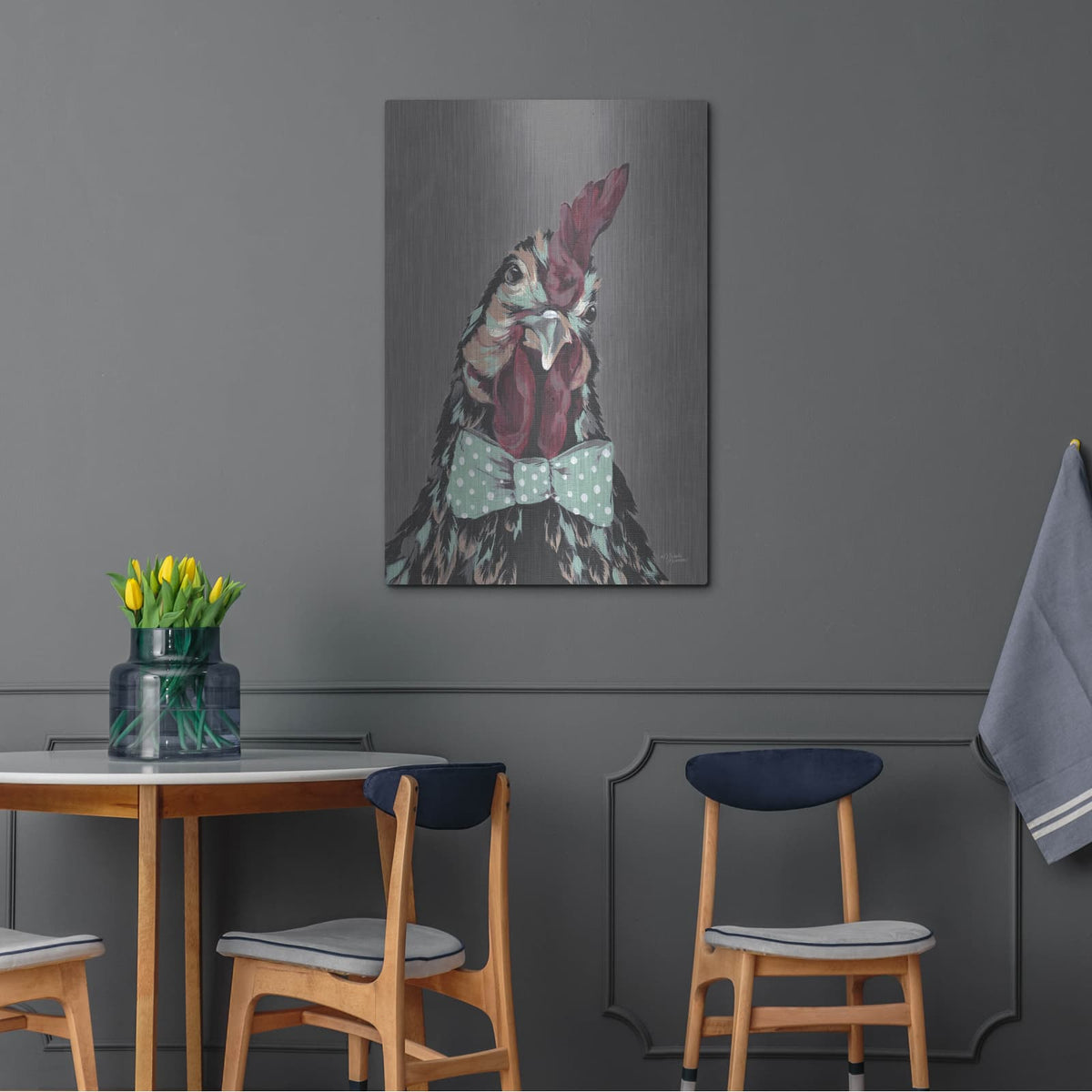 'Dapper Dude' by Michele Norman – Metal Wall Art, 24x36 room view