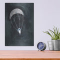 'Parachute Moon' by Rachel Nieman – Metal Wall Art, 12x16 room view