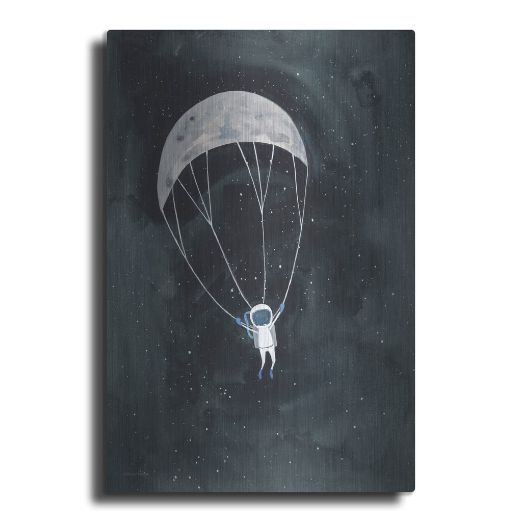 'Parachute Moon' by Rachel Nieman – Metal Wall Art