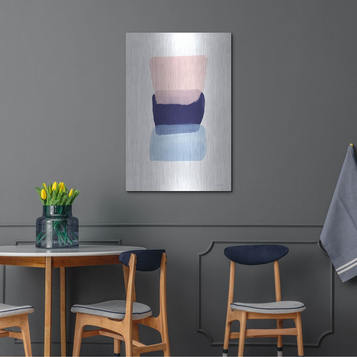 'Color Strokes' by Seven Trees Design – Metal Wall Art, 24x36 room view