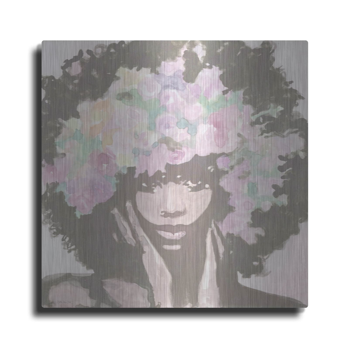 'Floral Crown 1' by Stellar Design Studio – Metal Wall Art