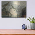 'Mountain View' by Stellar Design Studio – Metal Wall Art, 16x12 room view