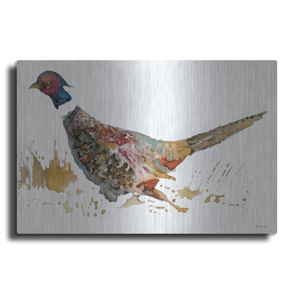 'Pheasant 2' by Stellar Design Studio – Metal Wall Art
