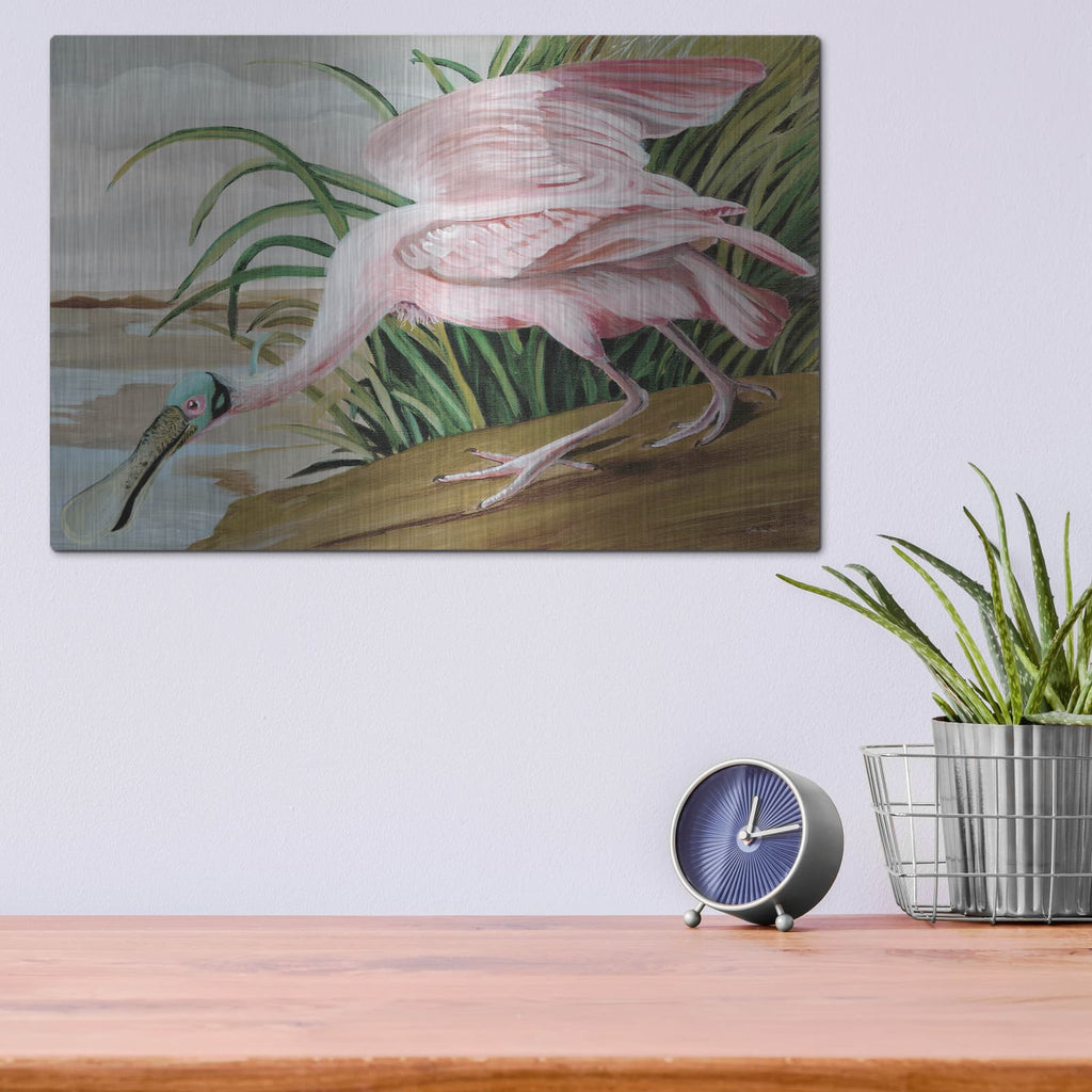 'Spoon Bill' by Stellar Design Studio – Metal Wall Art, 16x12 room view