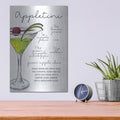 'Appletini Recipe' by Susan Ball – Metal Wall Art, 12x16 room view