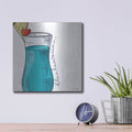 'Blue Hawaiian' by Susan Ball – Metal Wall Art, 12x12 room view