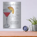 'Cosmopolitan Recipe' by Susan Ball – Metal Wall Art, 12x16 room view