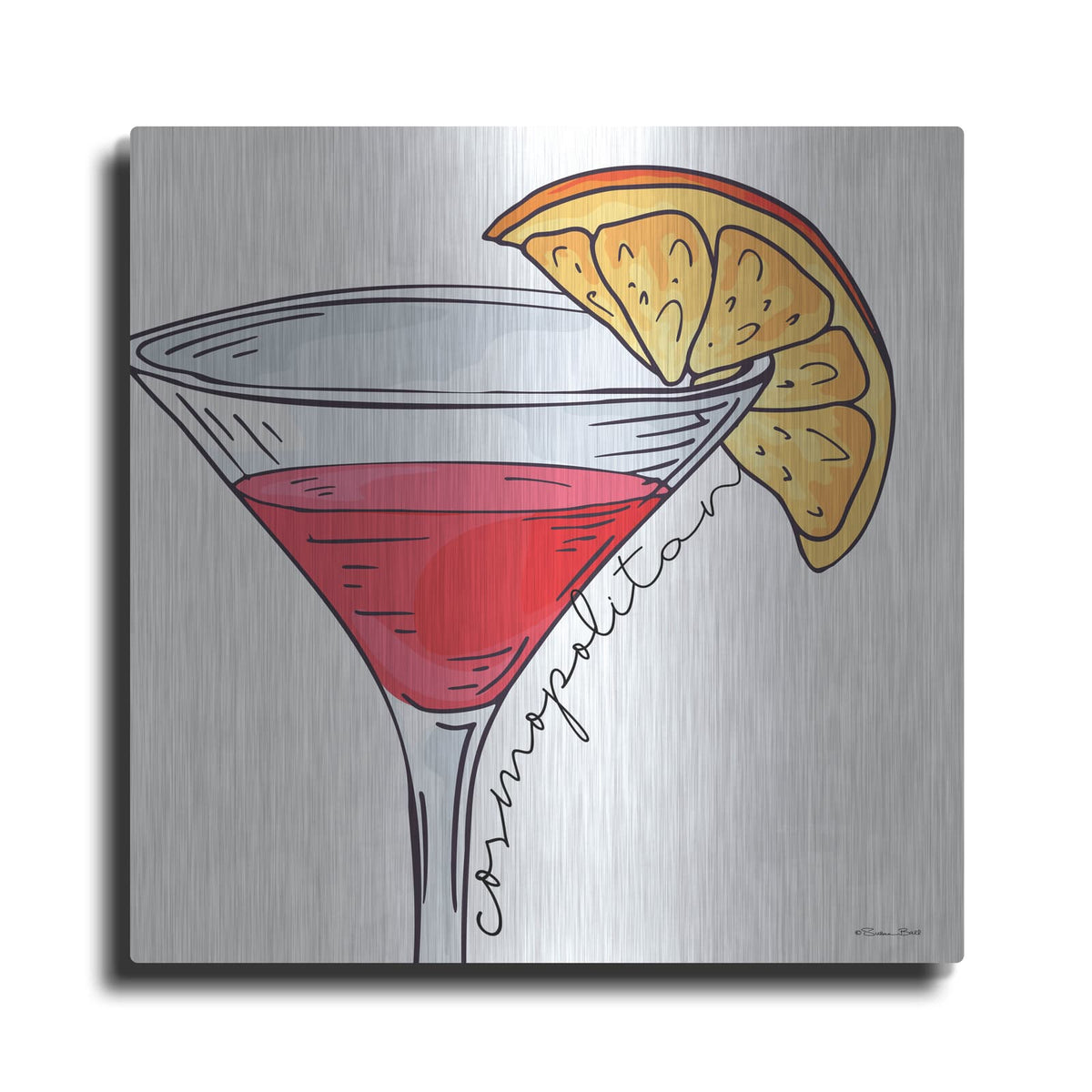 'Cosmopolitan' by Susan Ball – Metal Wall Art
